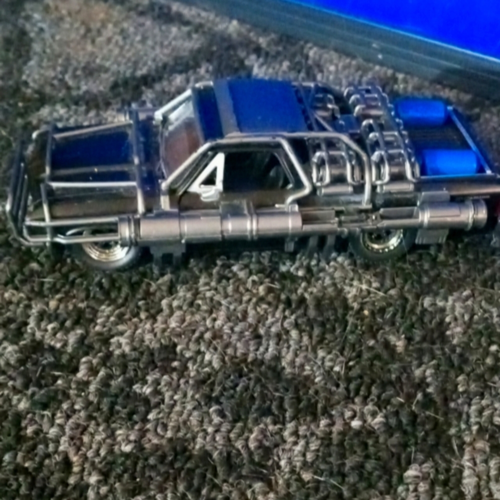 Fast & Furious Diecast 1967 Chevy El Camino - Black with Blue Detail